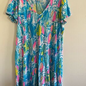 Lilly Pulitzer Jessica knit Sailboats Dress